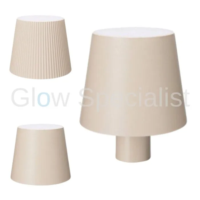 LED TOUCH FLESSEN LAMP - OPLAADBAAR - 3 FUNCTIES - DIMBAAR - BEIGE