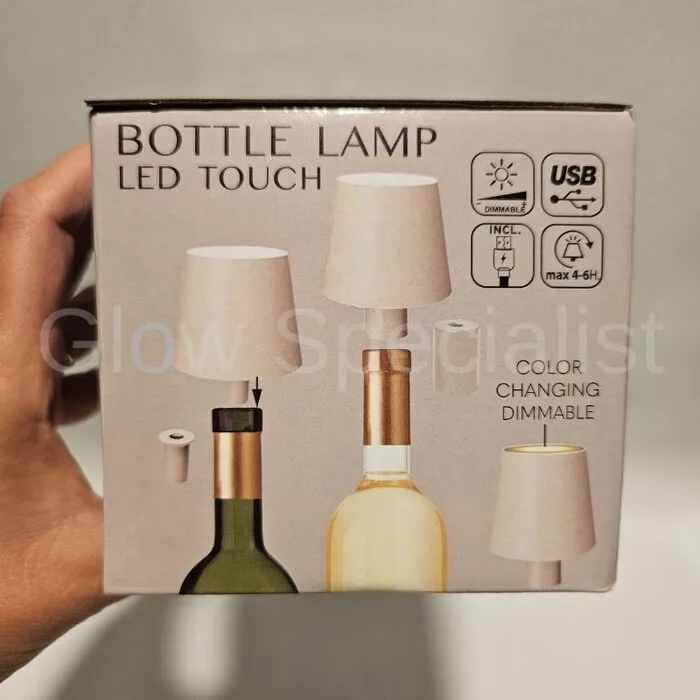 LED TOUCH FLESSEN LAMP - OPLAADBAAR - 3 FUNCTIES - DIMBAAR - BEIGE