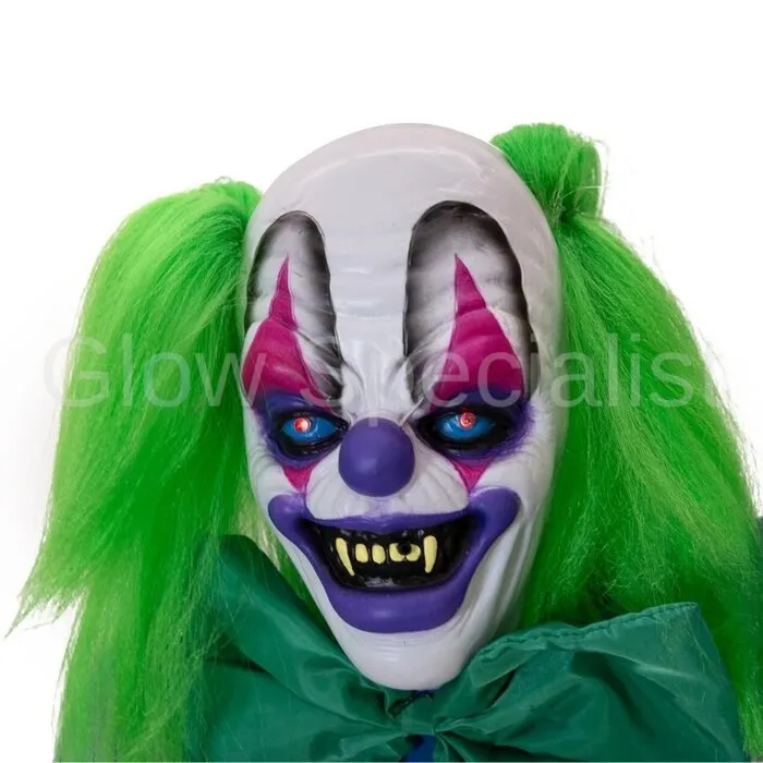 Europalms CLOWN CHARLY - 164 CM - HALLOWEEN FIGURE - WITH LIGHT, SOUND AND MOVEMENT
