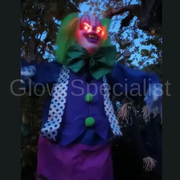 Europalms CLOWN CHARLY - 164 CM - HALLOWEEN FIGUUR - MET LICHT, GELUID EN BEWEGING