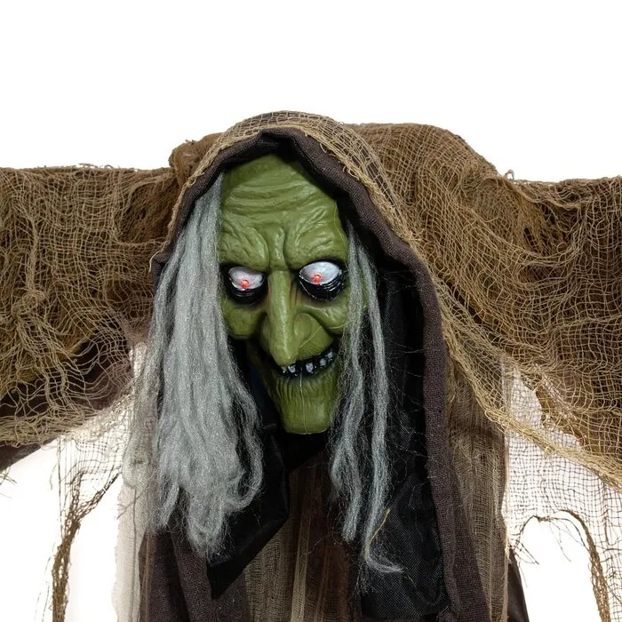 Europalms WITCH - HUNCHBACK - 145 CM - LIGHT AND SOUND - EUROPALMS