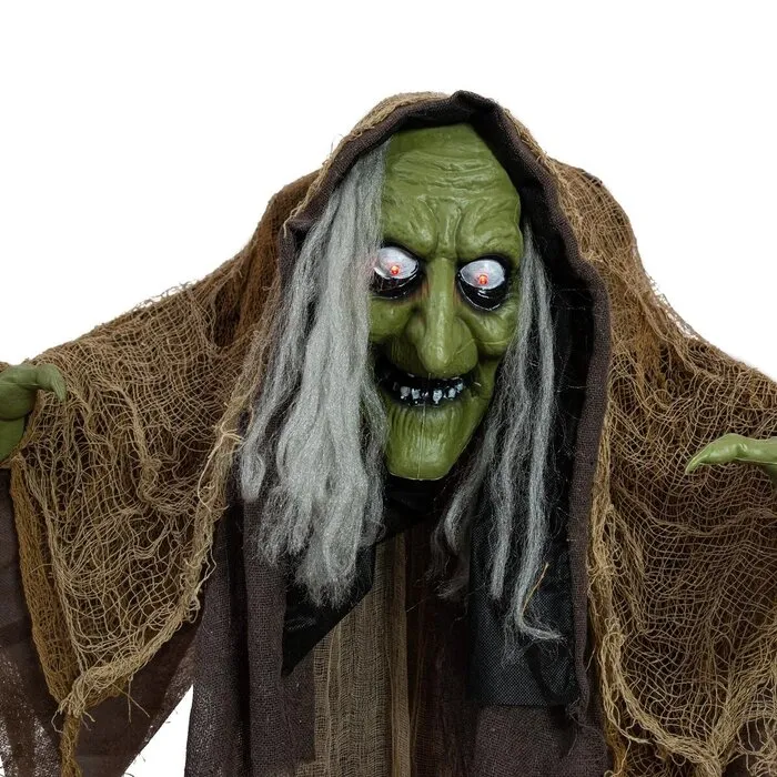 Europalms WITCH - HUNCHBACK - 145 CM - LIGHT AND SOUND - EUROPALMS