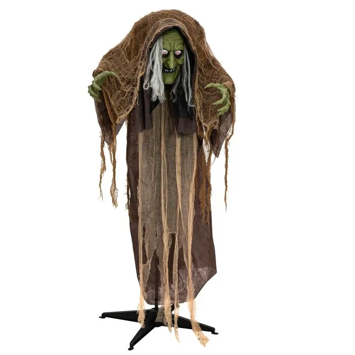 Europalms WITCH - HUNCHBACK - 145 CM - LIGHT AND SOUND - EUROPALMS