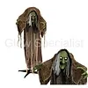 Europalms WITCH - HUNCHBACK - 145 CM - LIGHT,  SOUND & MOVEMENT
