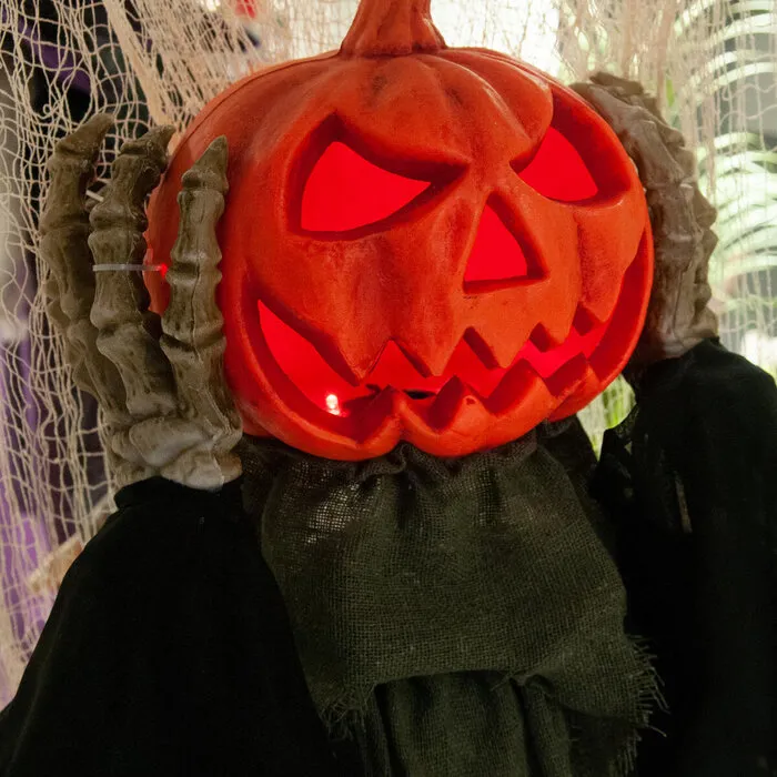 Europalms POP-UP PUMKIN - HALLOWEEN - 70CM - ANIMATED - SOUND AND LIGHT - EUROPALMS