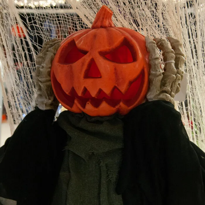 Europalms POP-UP PUMKIN - HALLOWEEN - 70CM - ANIMATED - SOUND AND LIGHT - EUROPALMS