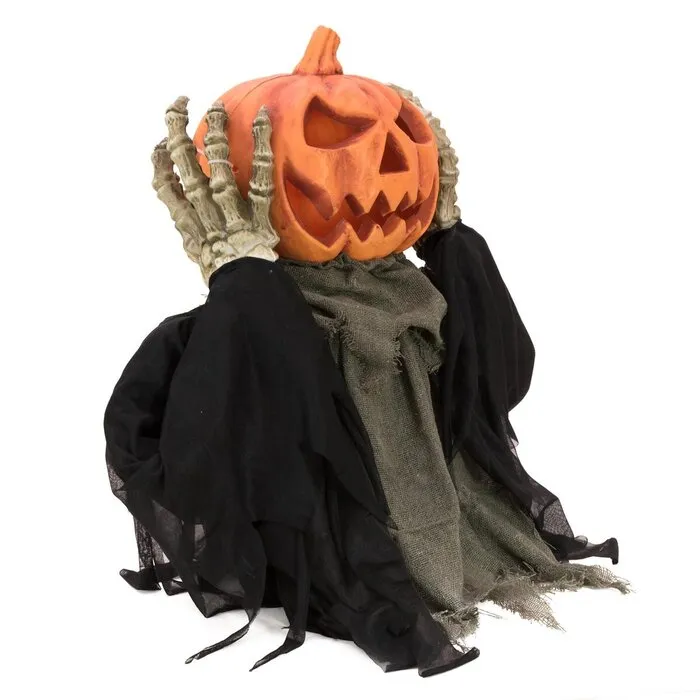 Europalms POP-UP POMPOEN - HALLOWEEN - 70 CM - BEWEGEND - LICHT EN GELUID - EUROPALMS