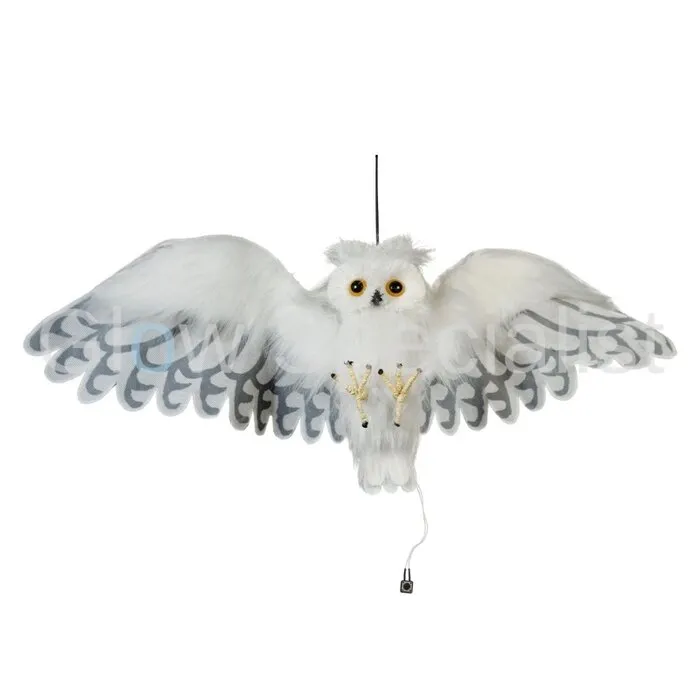 Europalms SNEEUW UIL - HALLOWEEN - 80 CM - LICHT EN GELUID - BEWEGEND - EUROPALMS