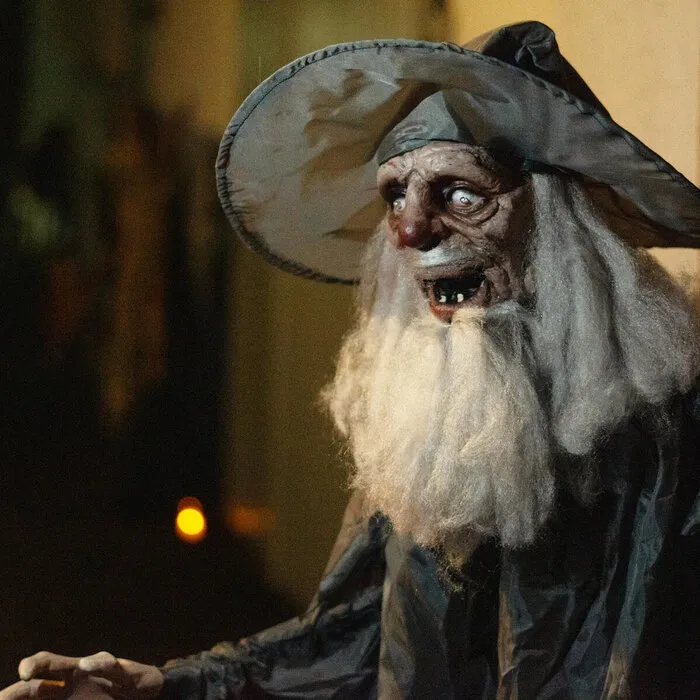Europalms WIZARD - HALLOWEEN - 190 CM - SOUND, LIGHT AND MOTION - EUROPALMS