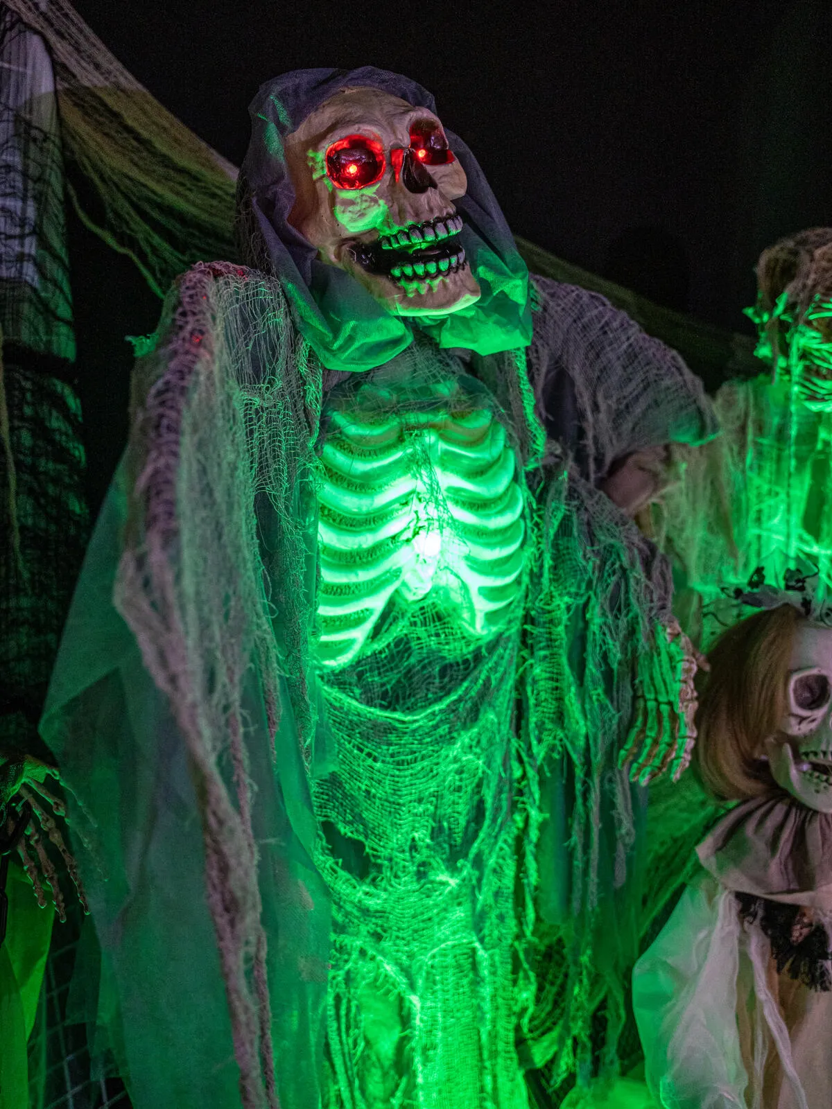 Europalms DARK ANGEL - HALLOWEEN - 160 CM - ANIMATED - SOUND AND LIGHT - EUROPALMS