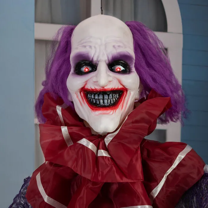 Europalms CLOWN ROBBY - HALLOWEEN - 120 CM - MOVEMENT - LIGHT AND SOUND - EUROPALMS