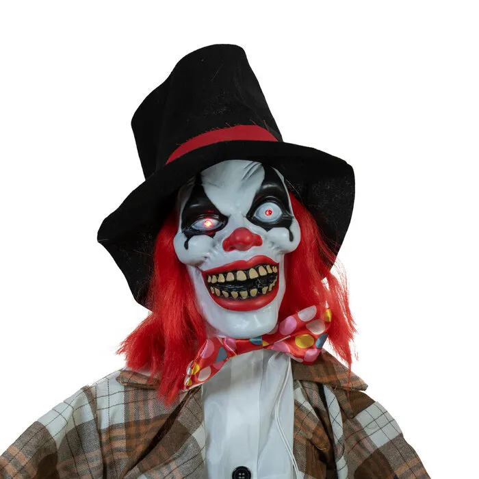 Europalms CLOWN HATTY - HALLOWEEN - 185 CM - BEWEGING - LICHT EN GELUID - EUROPALMS