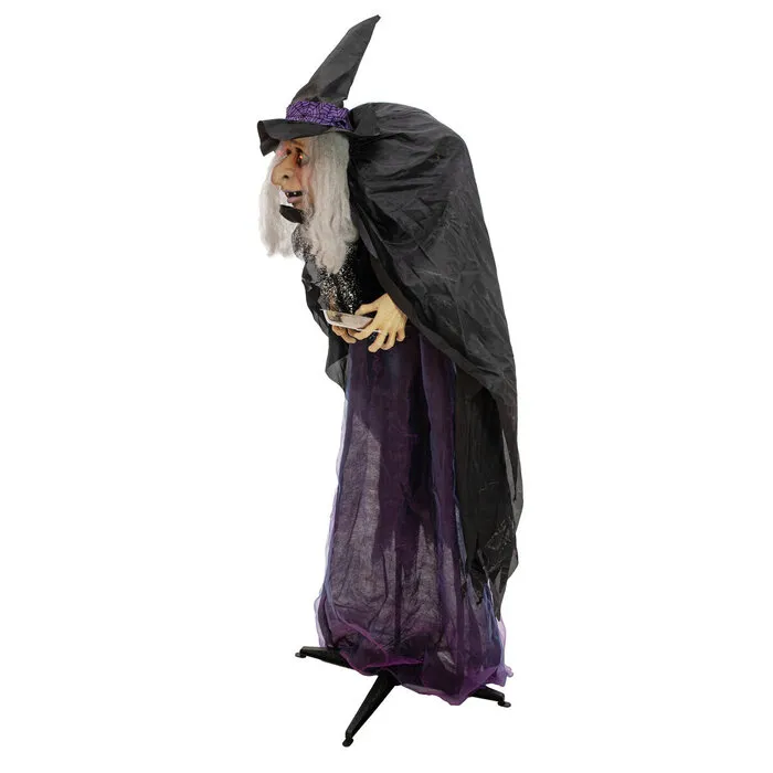 Europalms WITCH MARIE - HALLOWEEN - 180 CM - MOVEMENT - LIGHT AND SOUND - EUROPALMS