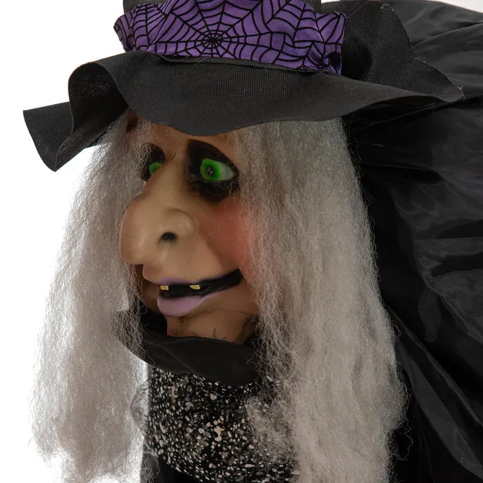 Europalms WITCH MARIE - HALLOWEEN - 180 CM - MOVEMENT - LIGHT AND SOUND - EUROPALMS