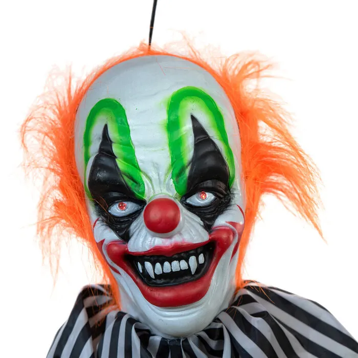 Europalms CLOWN CURBY - HALLOWEEN - 155 CM - MOVEMENT - LIGHT AND SOUND - EUROPALMS