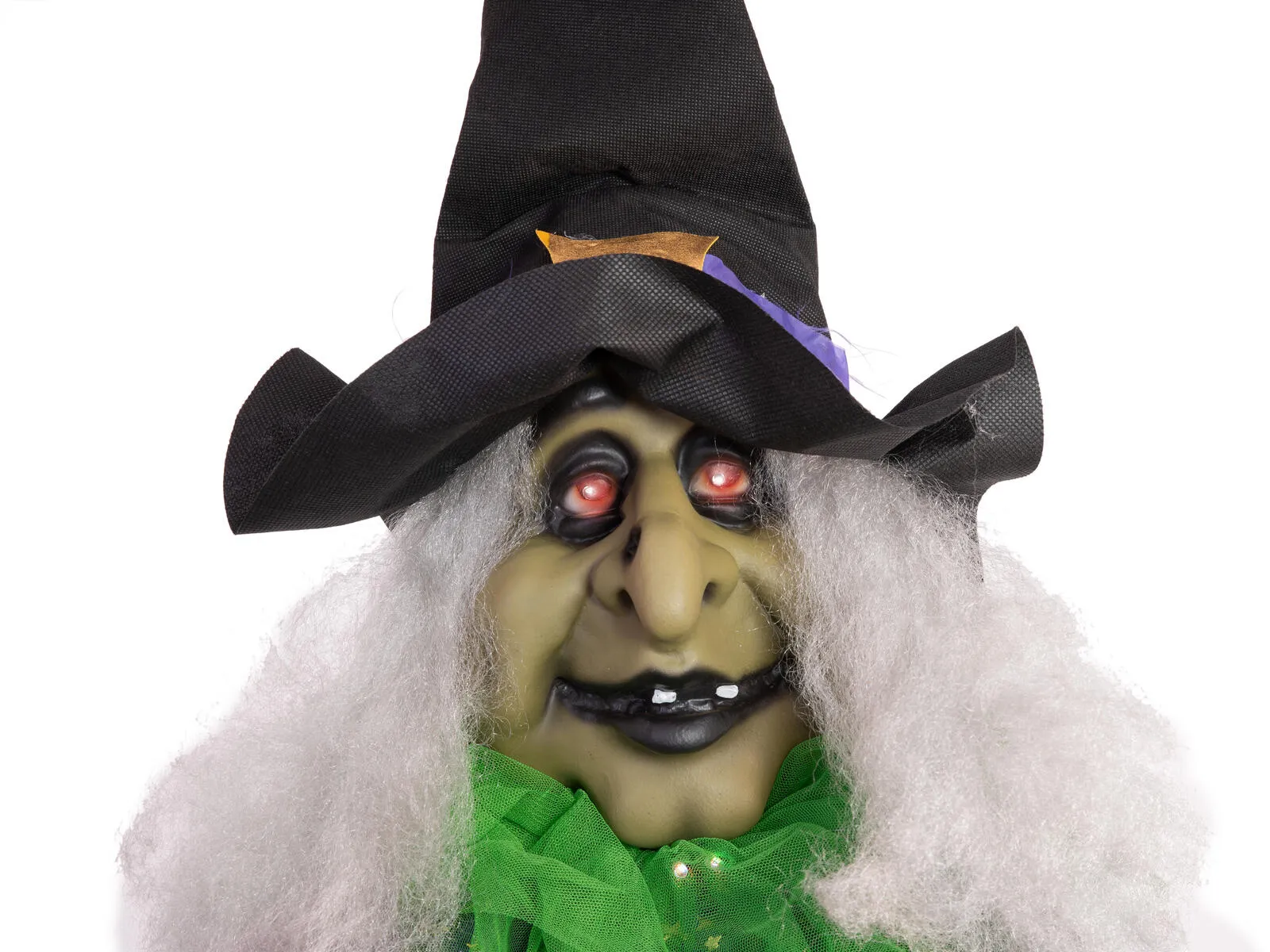 Europalms WITCH LISBETH - HALLOWEEN - 200 CM - LIGHT AND SOUND - EUROPALMS