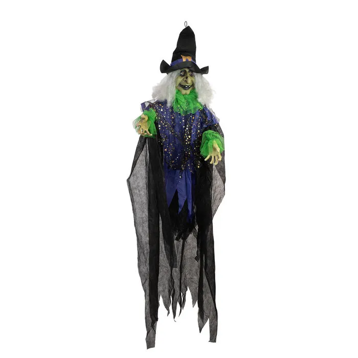 Europalms HEKS LISBETH - HALLOWEEN - 200 CM - LICHT EN GELUID - EUROPALMS