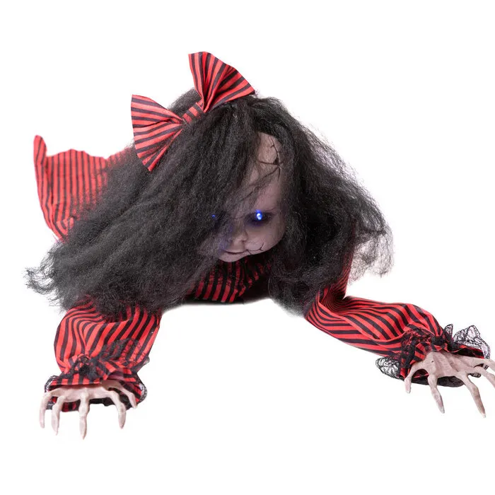 Europalms CRAWLING MATHILDA - HALLOWEEN - 110 CM - ANIMATED - LIGHT AND SOUND - EUROPALMS