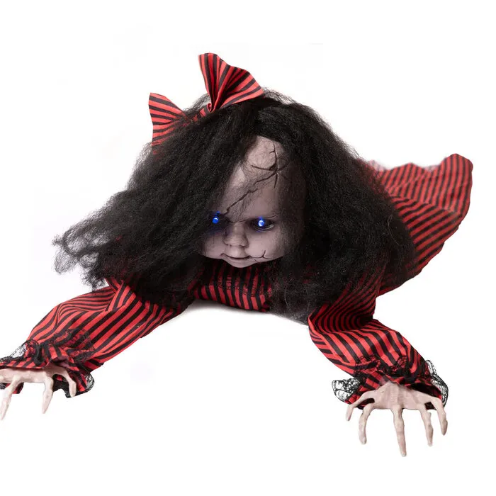 Europalms CRAWLING MATHILDA - HALLOWEEN - 110 CM - ANIMATED - LIGHT AND SOUND - EUROPALMS