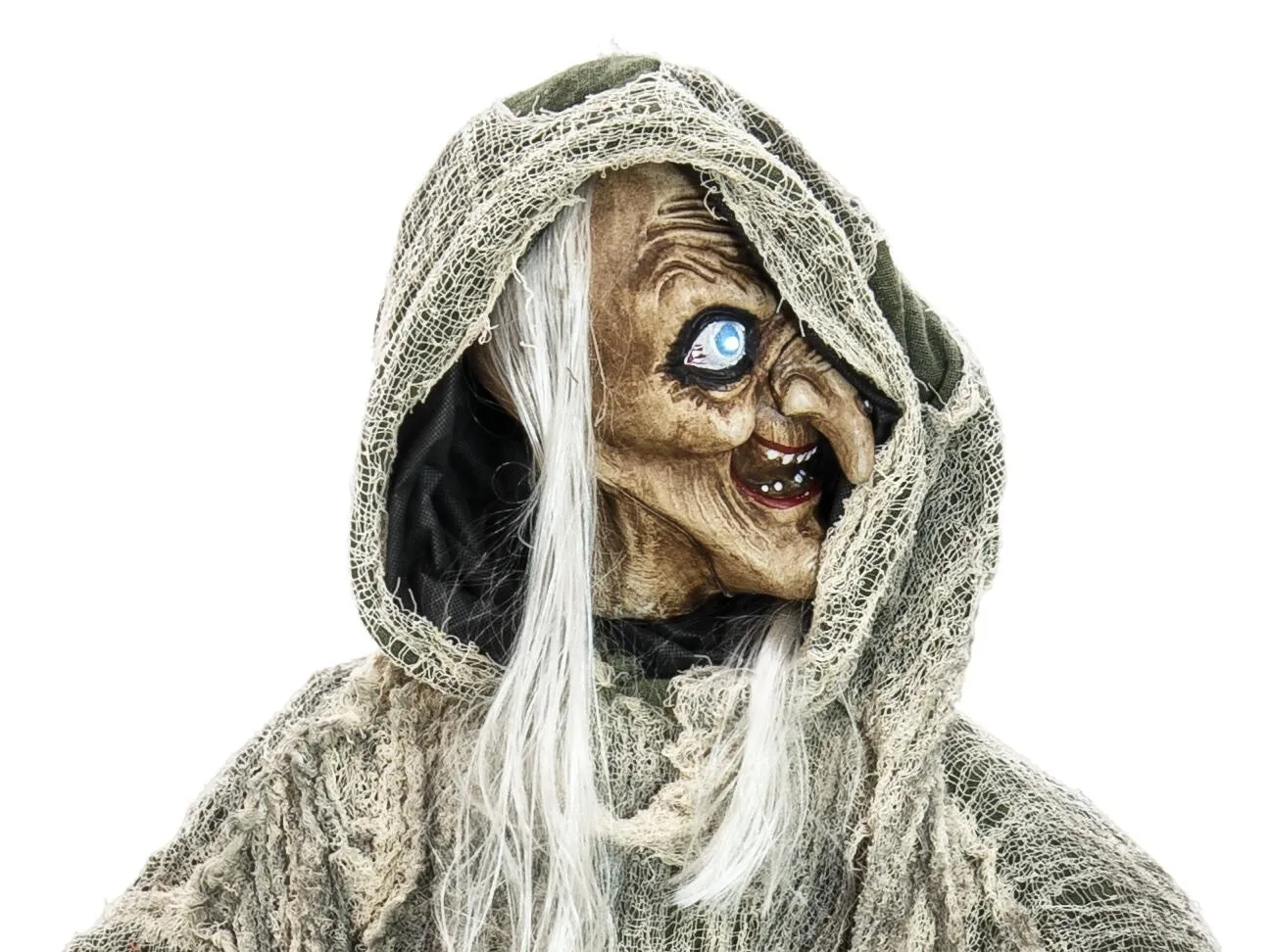 Europalms WITCH - GREEN - 145 CM - HALLOWEEN - MOVING - LIGHT AND SOUND - EUROPALMS