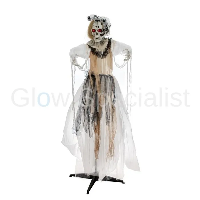 Europalms BRUID - HALLOWEEN - 170 CM - BEWEGING - LICHT EN GELUID - EUROPALMS