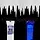 ICICLE GARLAND - UV/BLACKLIGHT - 5 M x 10 CM