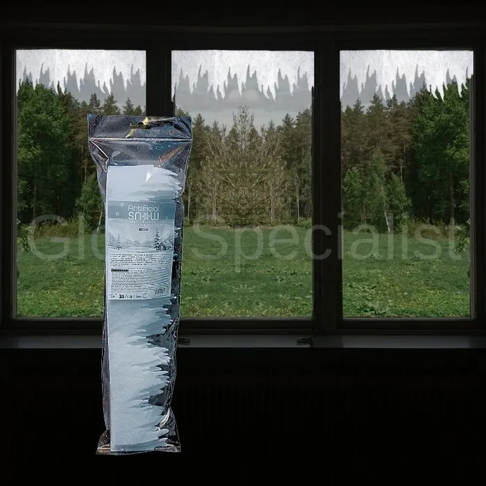 ICICLE GARLAND - UV/BLACKLIGHT - 5 M x 10 CM