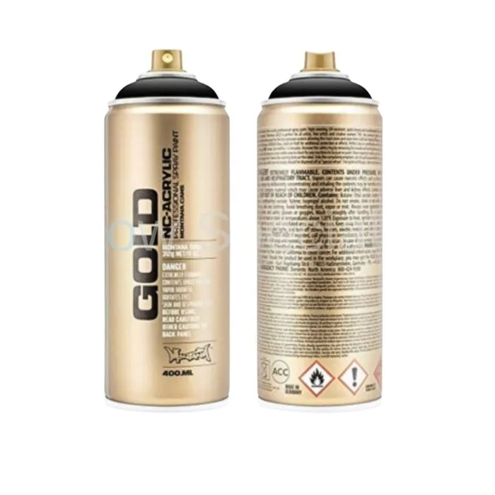 Montana Cans MONTANA GOLD -  SHOCK BLACK - 400 ML