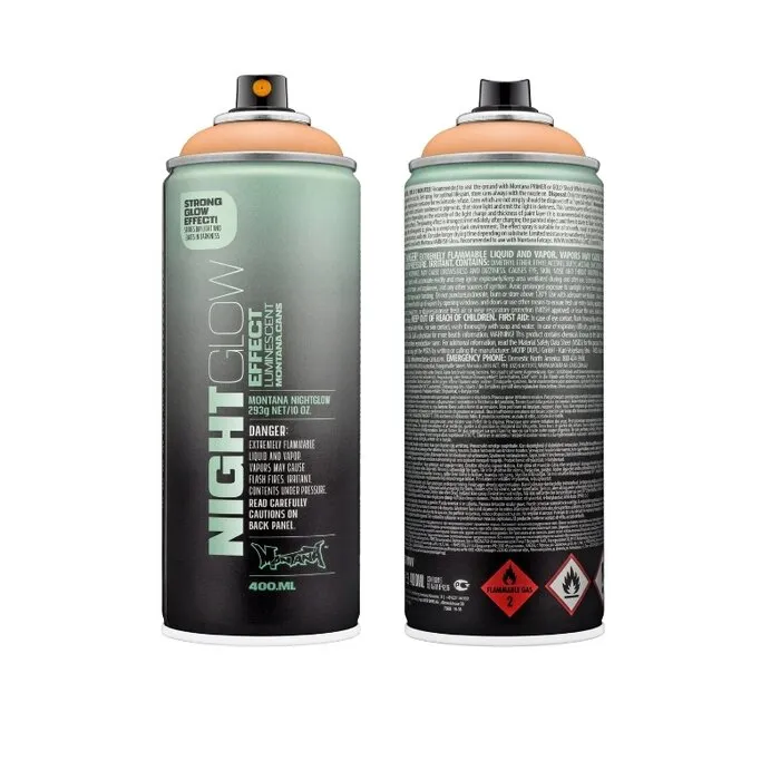 Montana Cans MONTANA NIGHTGLOW - GLOW IN THE DARK SPRAY - ORANJE