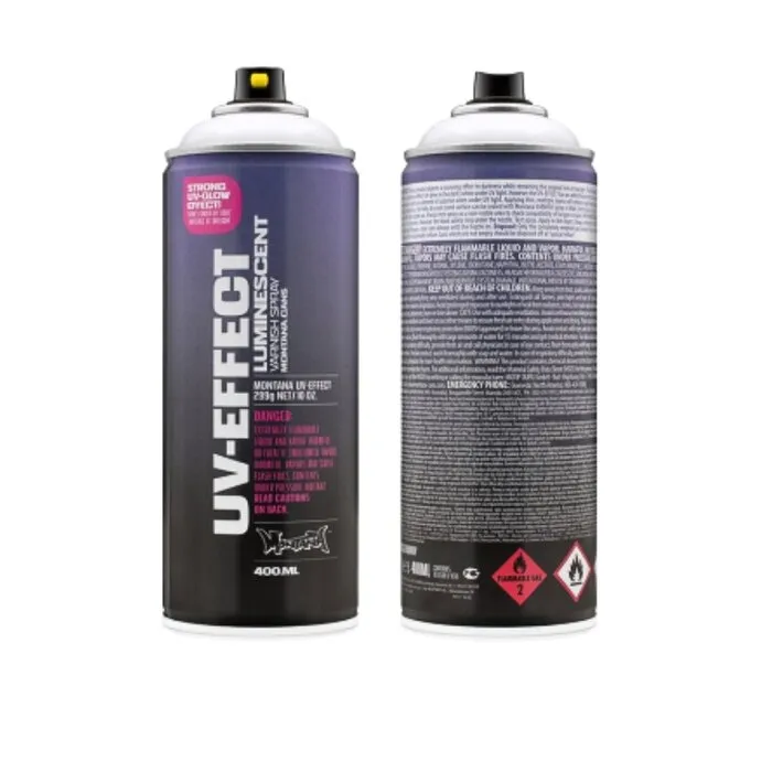 Montana Cans MONTANA UV-EFFECT SPRAY - 400 ML - TRANSPARANT SEMI GLOSS