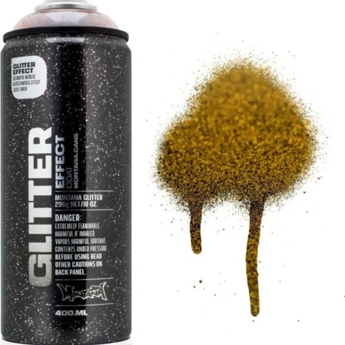 Montana Cans MONTANA EFFECT - GLITTER -  DUSTY GOLD - 400 ML