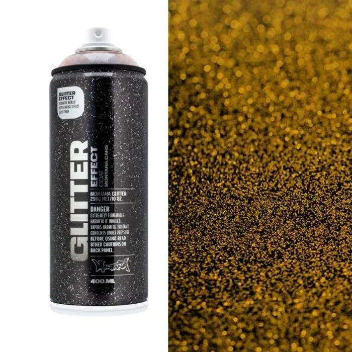 Montana Cans MONTANA EFFECT - GLITTER -  DUSTY GOLD - 400 ML