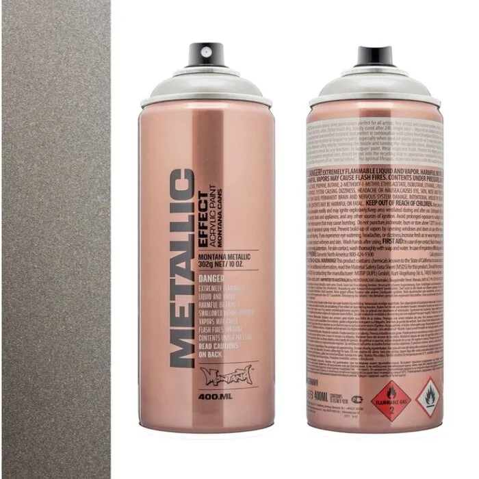 Montana Cans MONTANA METALLIC EFFECT SPRAY - TITANIUM - 400ML