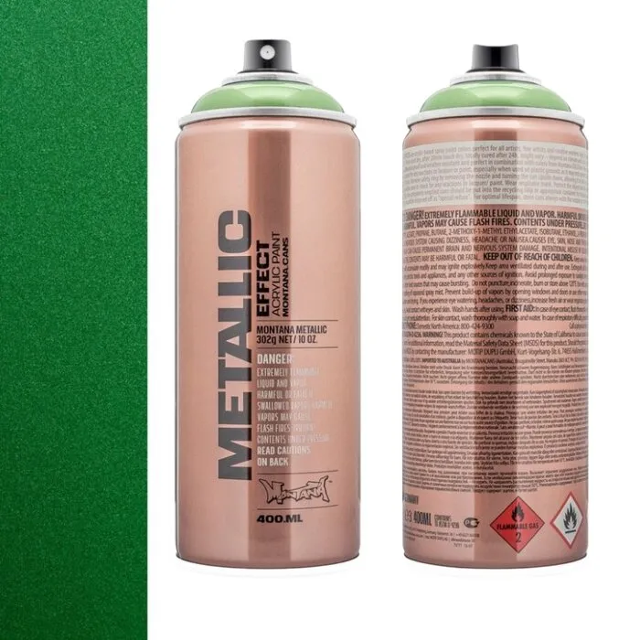 Montana Cans MONTANA METALLIC EFFECT SPRAY - AVOCADO GREEN EMC6040 - 400ML