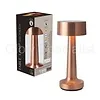 LED TOUCH TABLE LAMP - COPPER - RECHARGEABLE - 3 FUNCTIONS - DIMMABLE