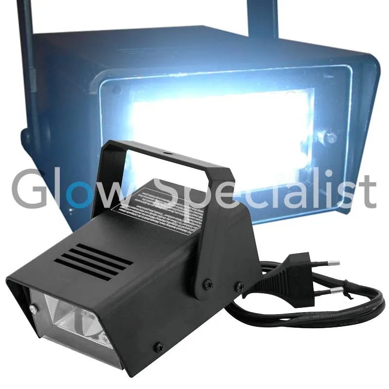 Eurolite Eurolite DISCO 50 Strobe – Compact Strobe Light with Bright Flash Effect