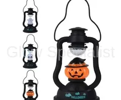 HALLOWEEN LED LANTERN - LIGHT AND SOUND - 3 TYPES