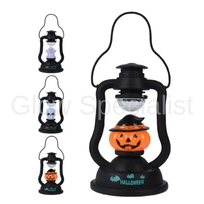HALLOWEEN LED LANTERN - LIGHT AND SOUND - 3 TYPES