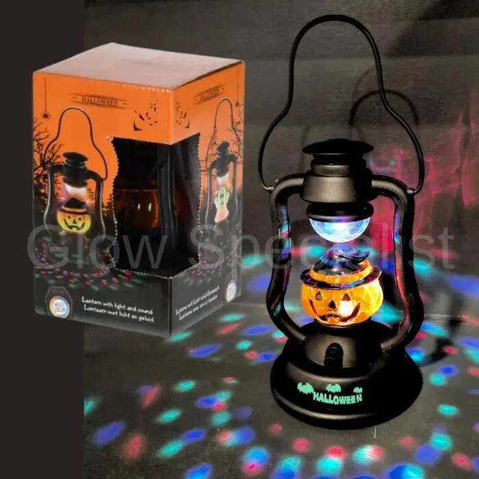 HALLOWEEN LED LANTERN - LIGHT AND SOUND - 3 TYPES