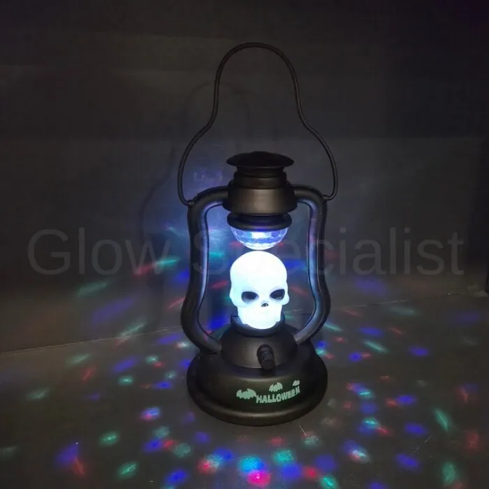 HALLOWEEN LED LANTAARN  - LICHT EN GELUID - 3 SOORTEN