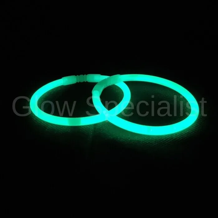 Glow Specialist GROENE GLOWARMBANDJES - 1 KOKER - 100 STUKS