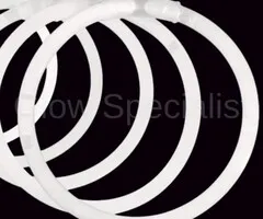 Glow Specialist WITTE GLOWARMBANDJES - 1 KOKER - 100 STUKS