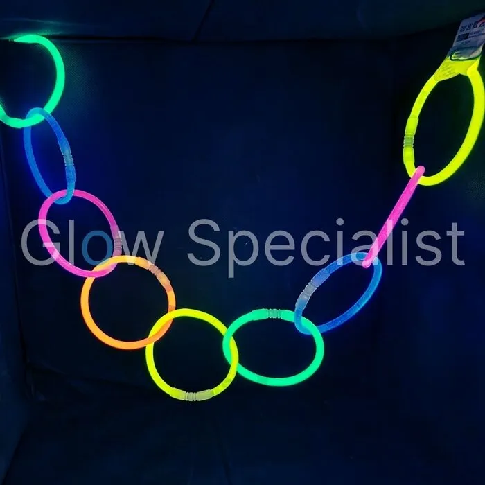 Glow Specialist MIXED GLOW BRACELETS - 1 TUBE - 100 PIECES