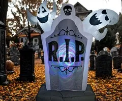 Europalms GRAFSTEEN - OPBLAASBAAR - 183 CM - HALLOWEEN