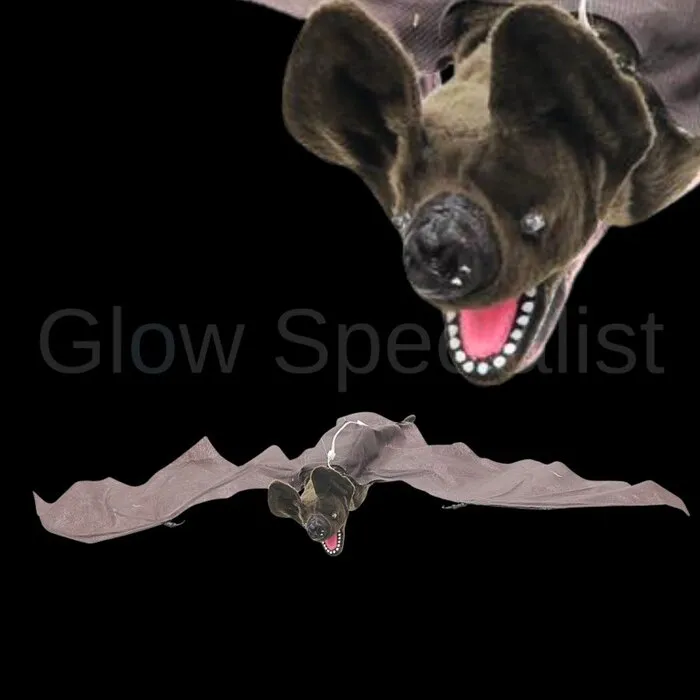 HALLOWEEN MOVING BAT - 90 CM - LIGHT AND SOUND