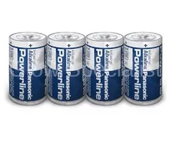 PANASONIC POWERLINE INDUSTRIAL - LR20 1.5 V - 4 PIECES