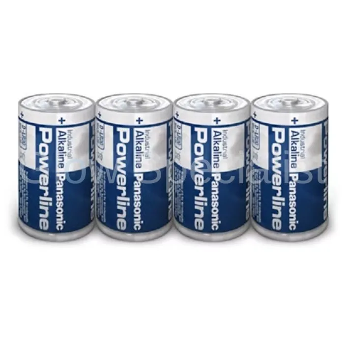PANASONIC POWERLINE INDUSTRIAL - LR20 1.5 V - 4 PIECES