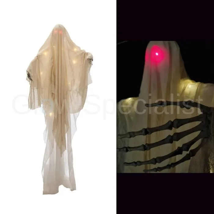 Europalms HALLOWEEN SPOOK MET RODE LED OGEN - 180 CM