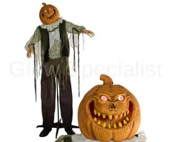 Europalms POMPOEN MAN - HALLOWEEN - 170 CM - BEWEGEND - LICHT EN GELUID
