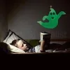 GLOW IN THE DARK GHOST - WALL DECORATION - ASSORTI